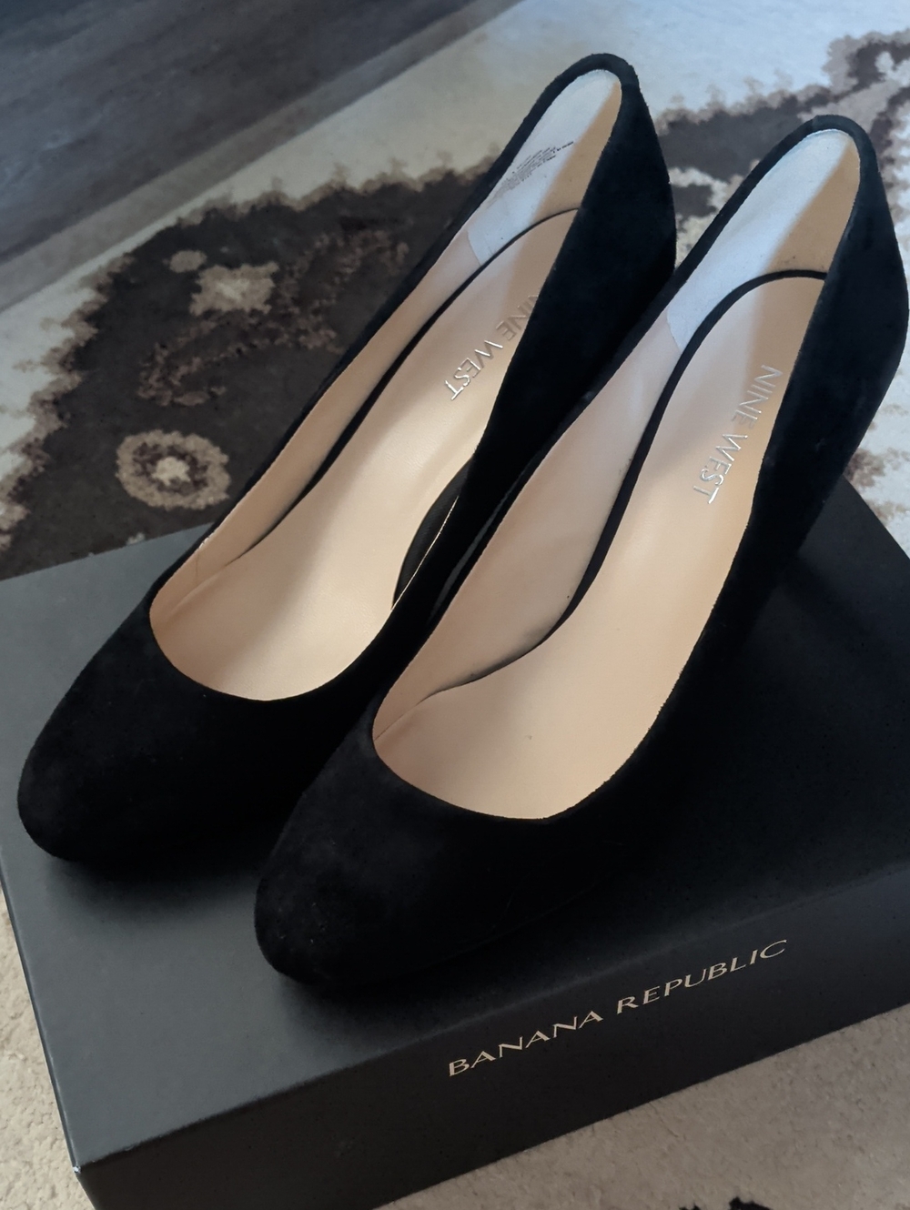Nine West Black Suede Women's Classic Pump
